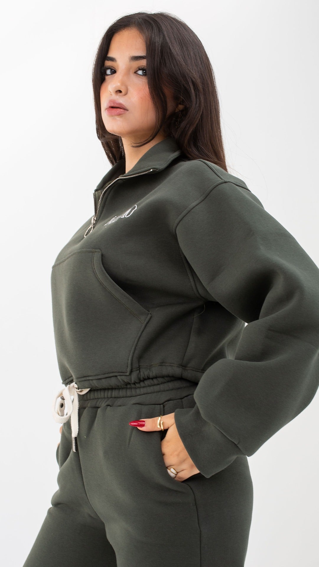 Olive winter Sweatpants