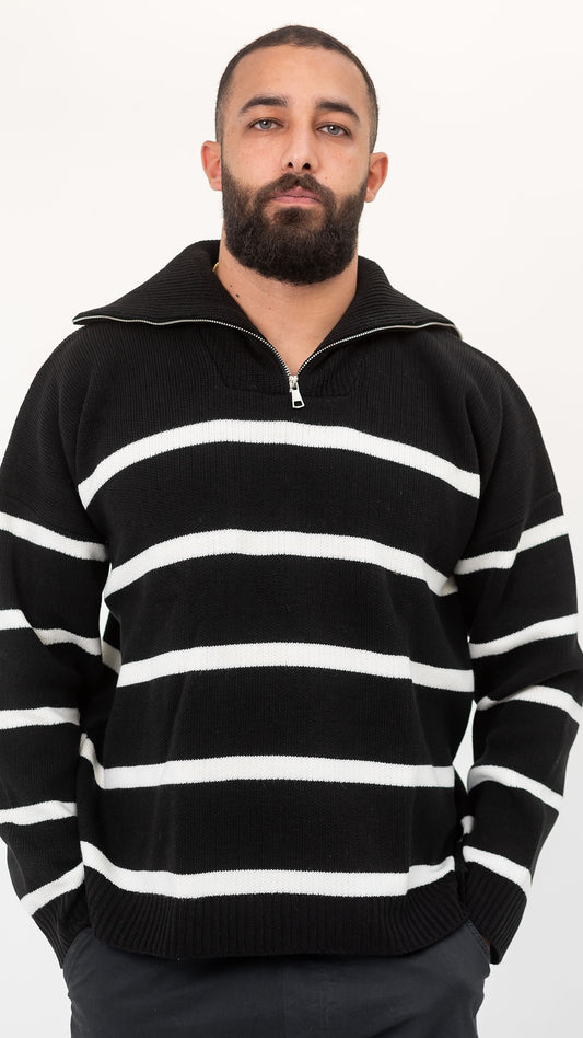 Black x white Pullover