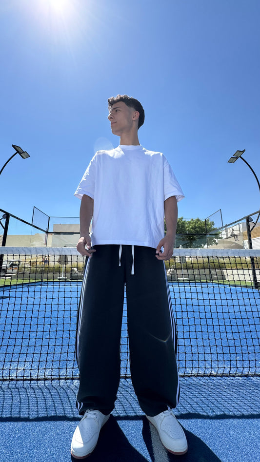 White Boxy Tee