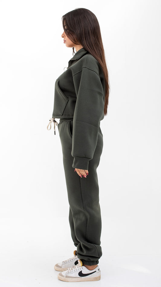 Olive winter Sweatpants