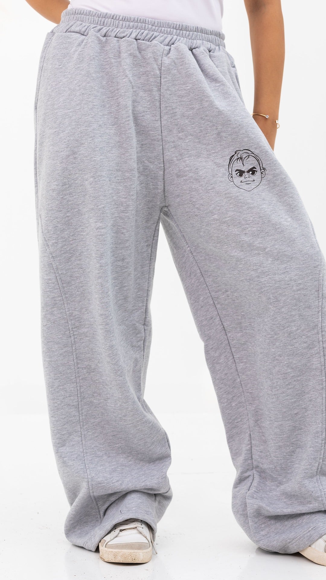 Light Grey Winter Sweatpants