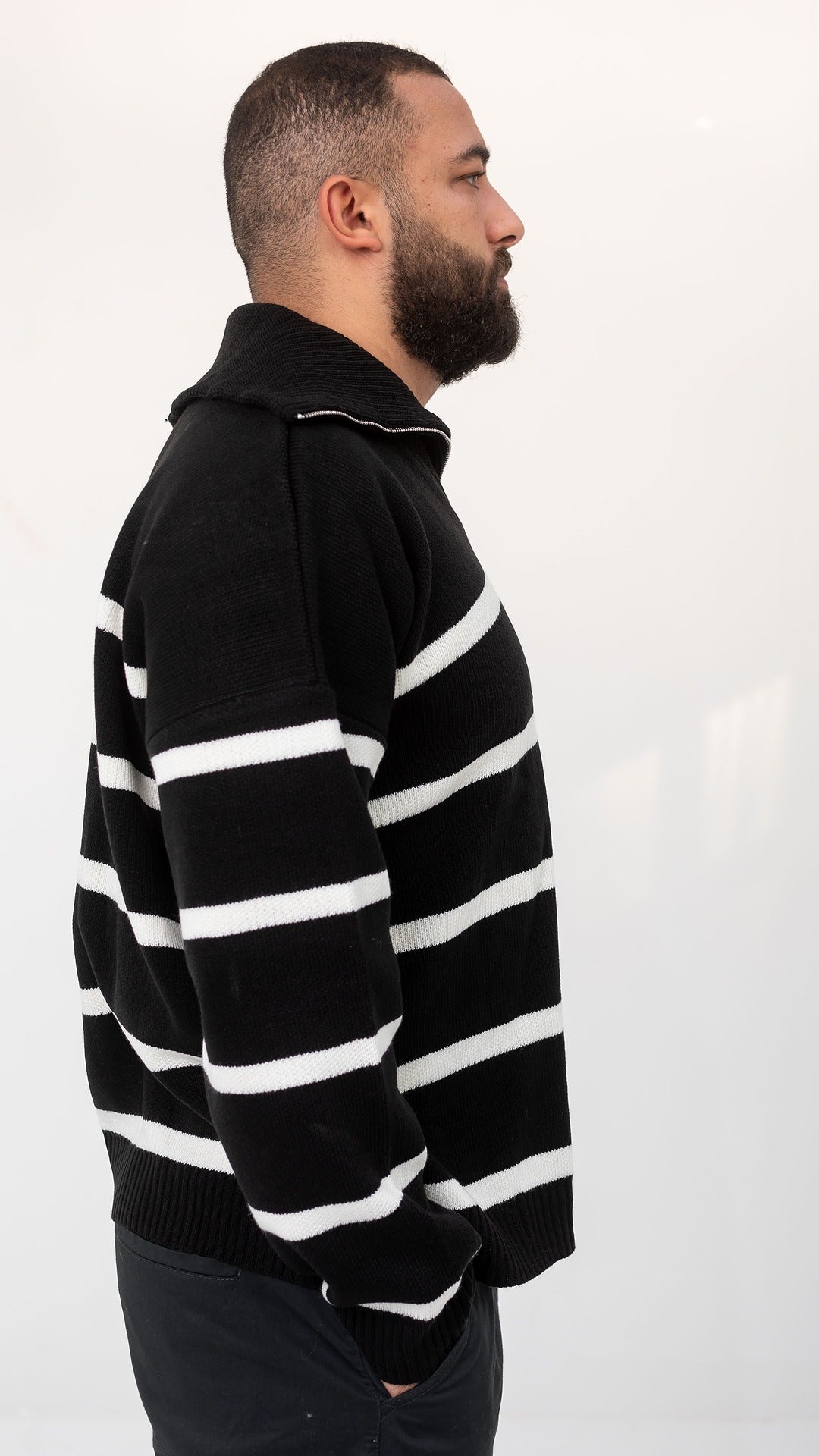 Black x white Pullover