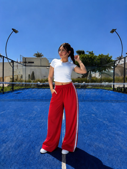 Red Baggy Pants