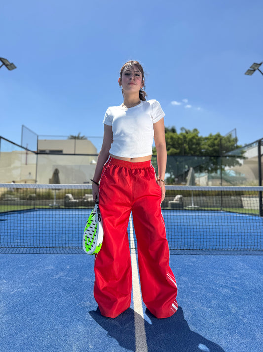 Red Baggy Pants