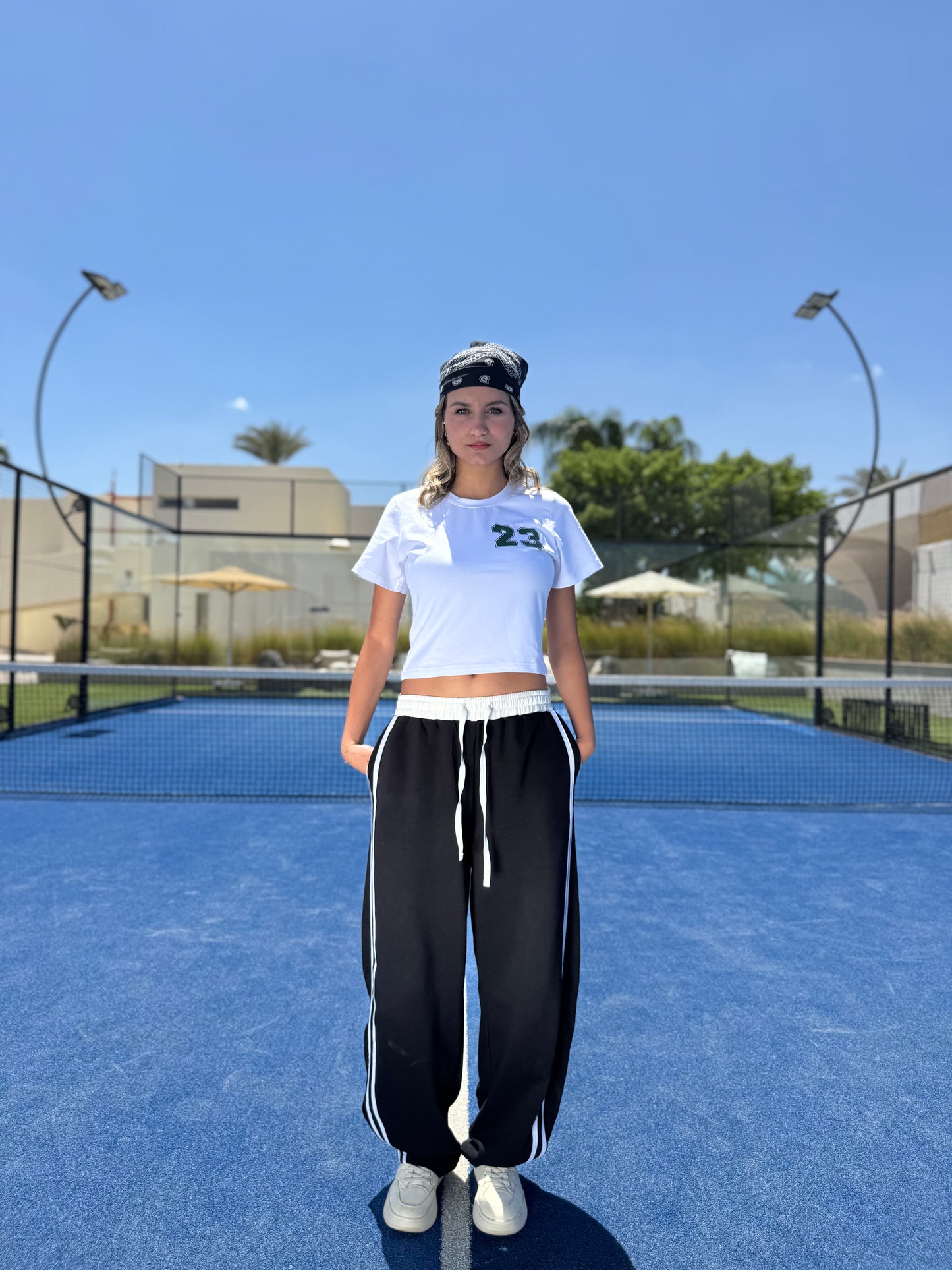 White "23" Tee
