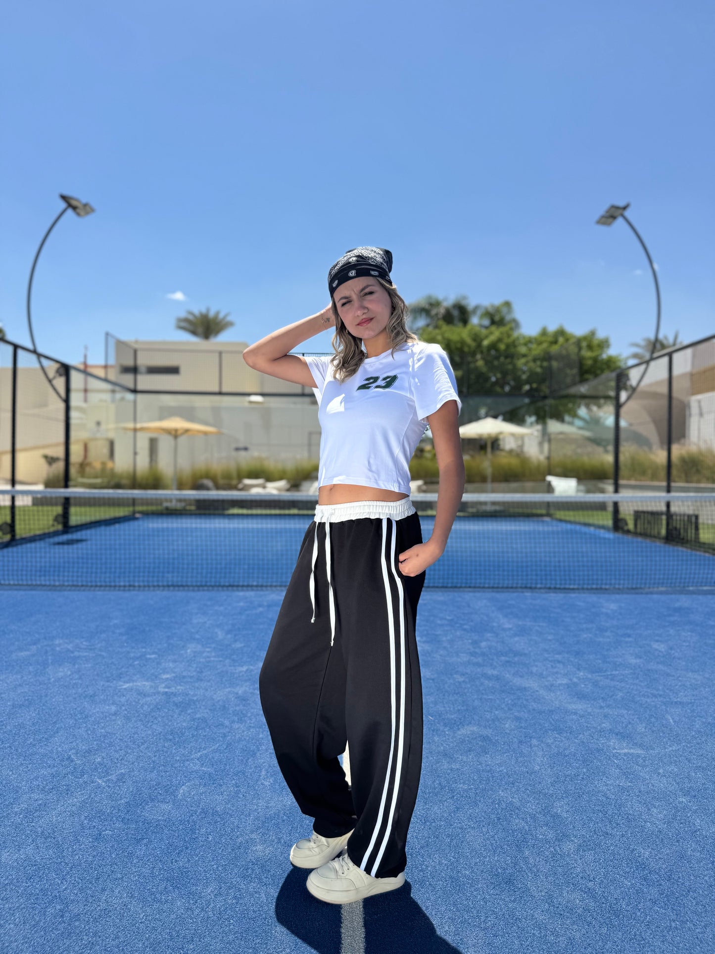 White "23" Tee