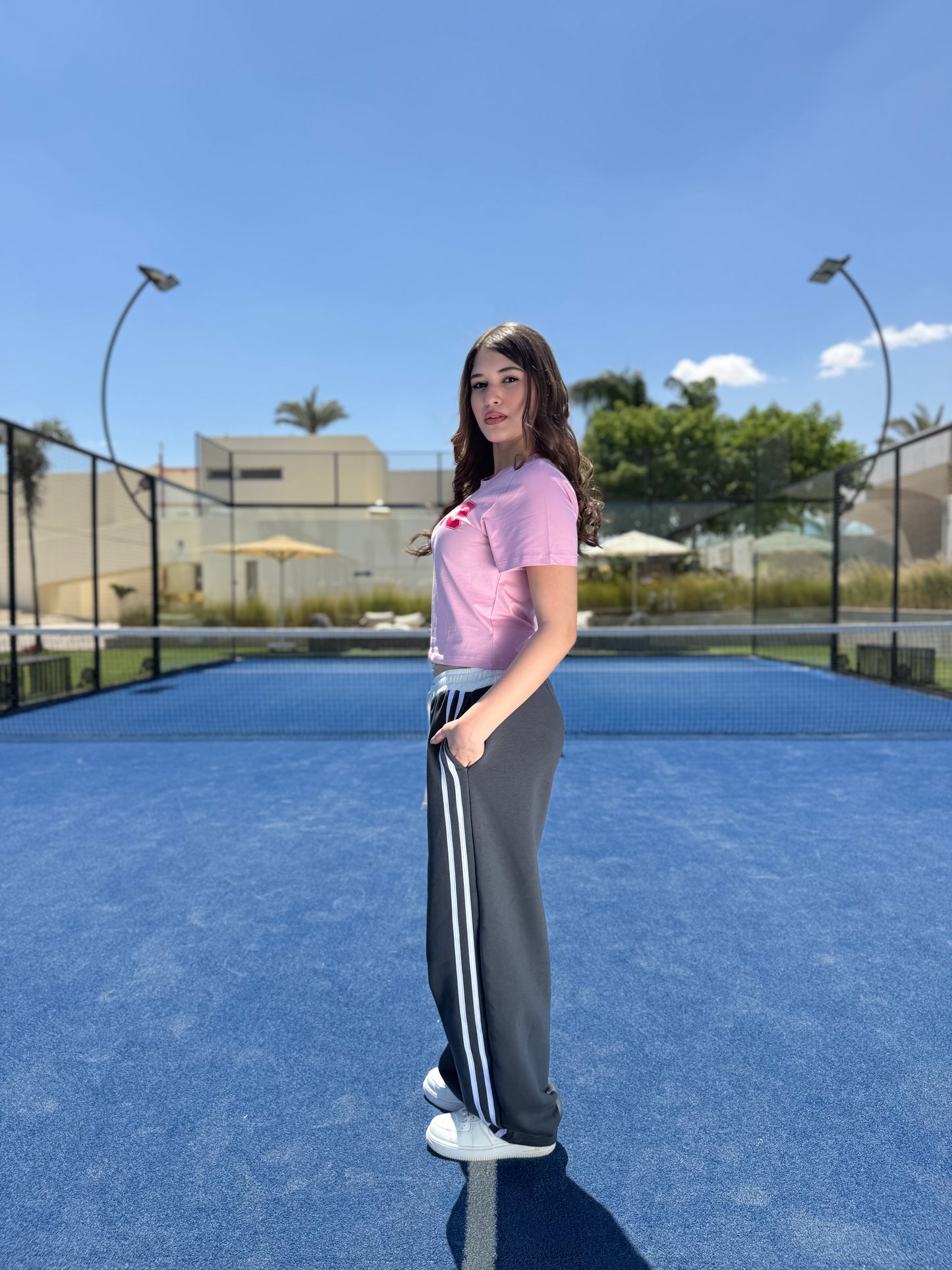 Pink "23" Tee