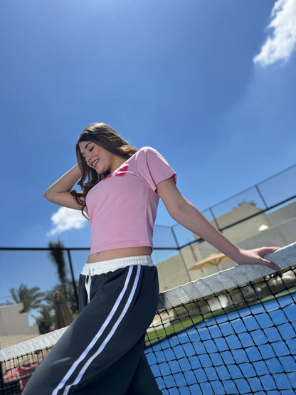 Pink "23" Tee