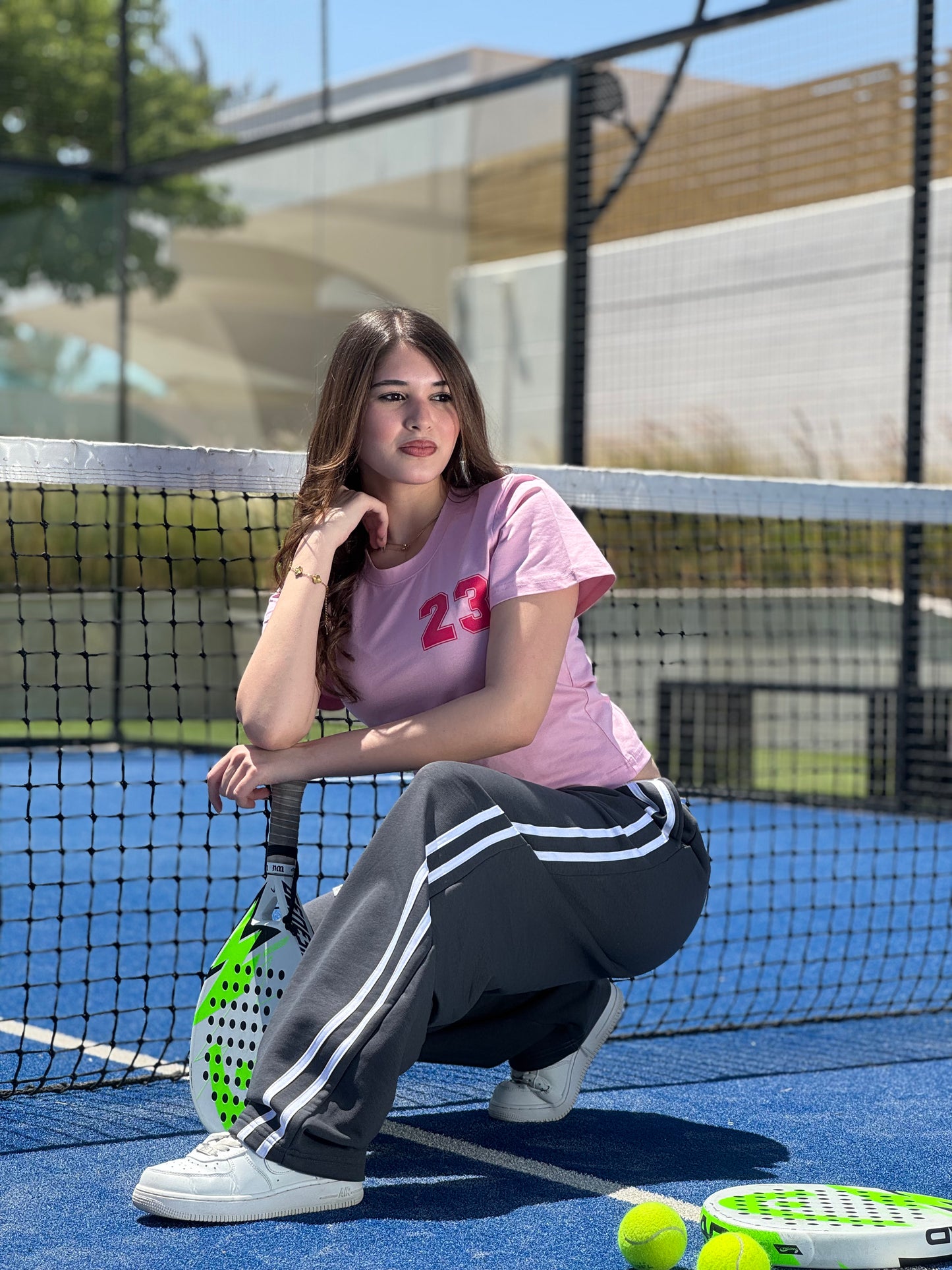 Pink "23" Tee