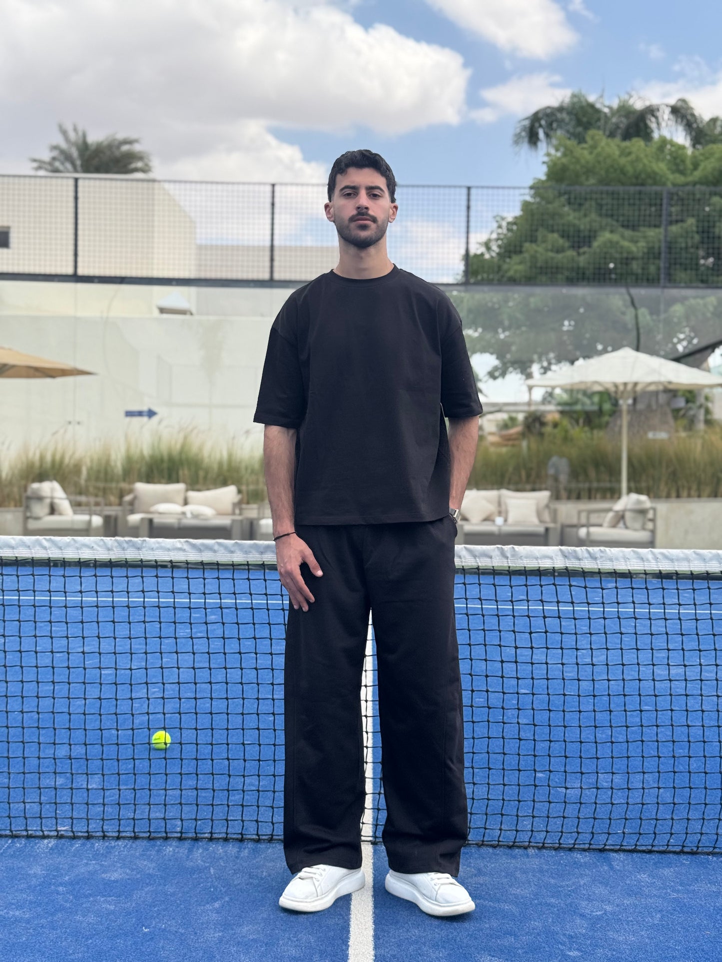 Black Boxy Tee