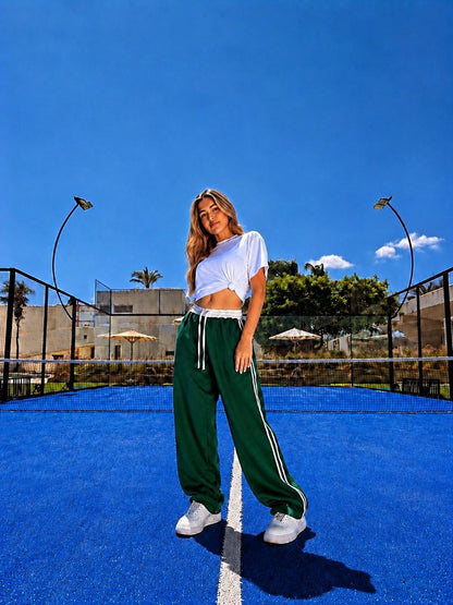 Green Balloon Pants