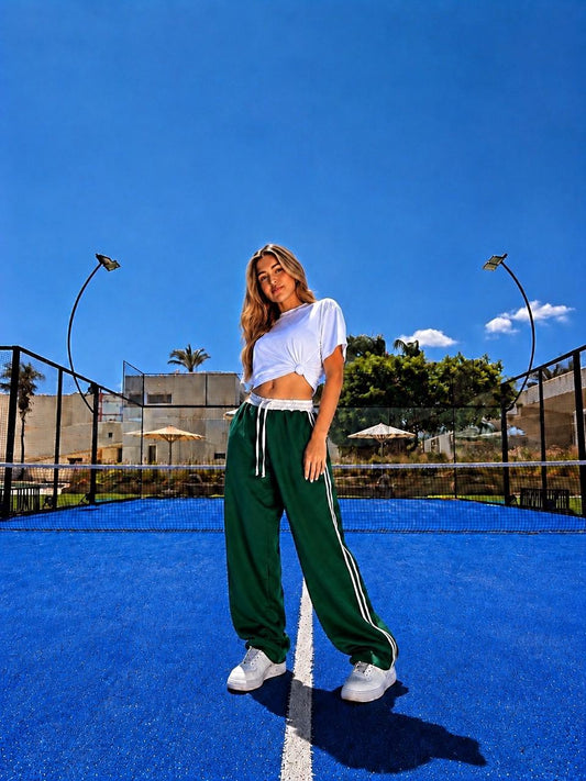 Green Balloon Pants